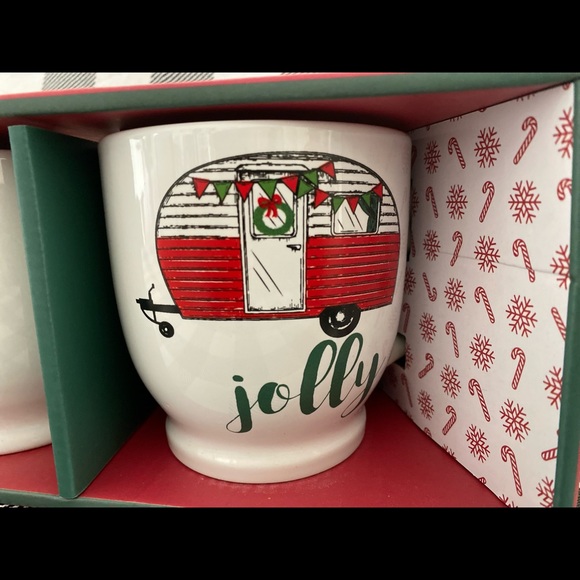 MHI Christmas Mug Set Classic Truck Camper Design - Picture 3 of 5